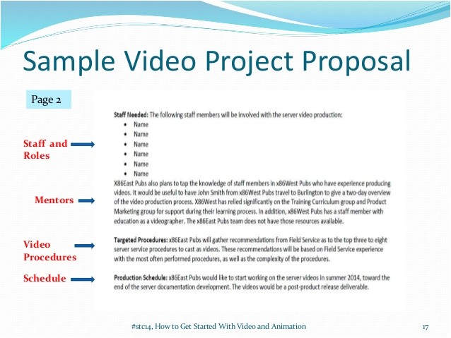 2598 corporate video proposal template