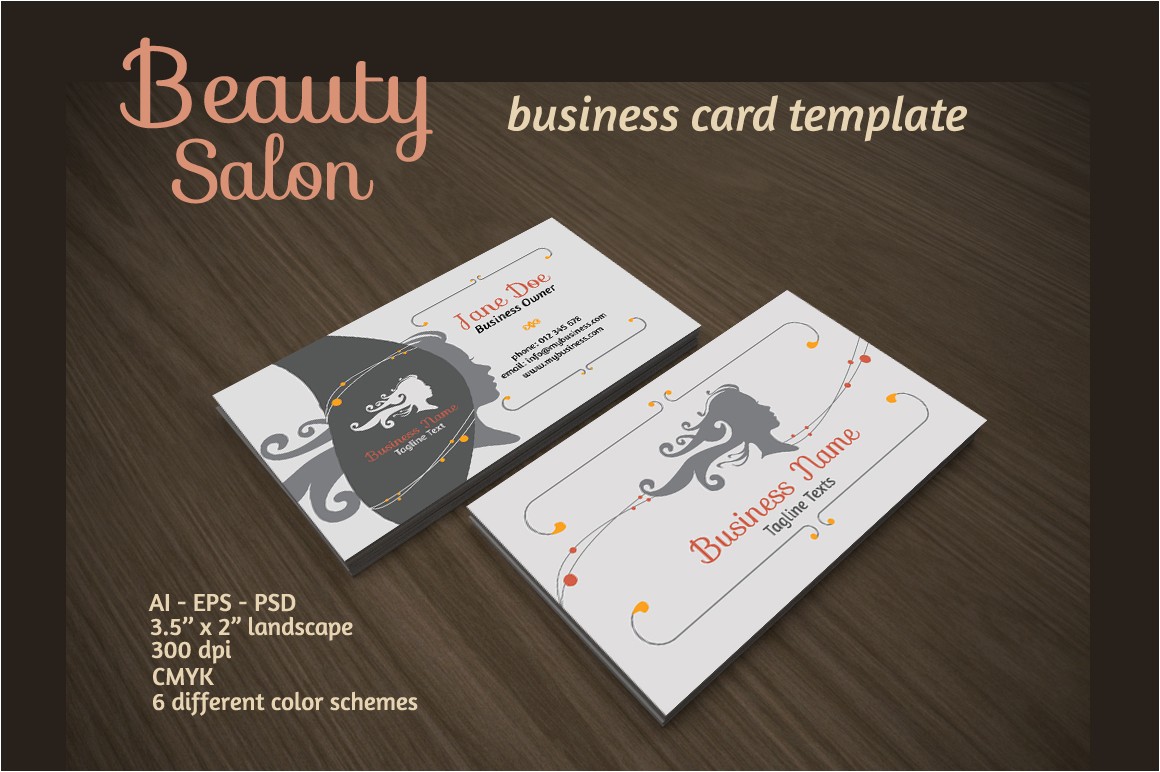 84614 beauty salon business card
