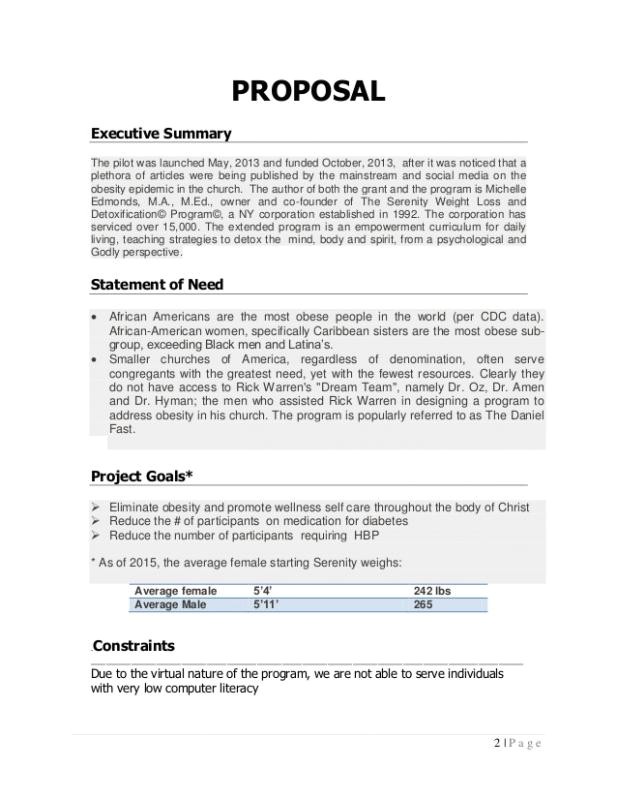 program proposal template