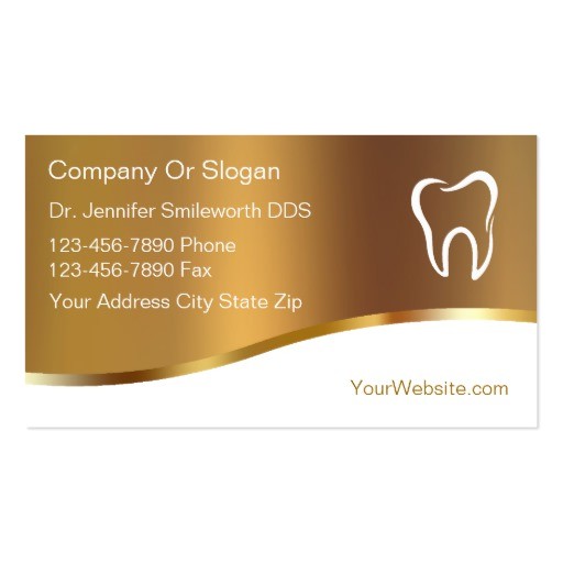 dentist business card templates