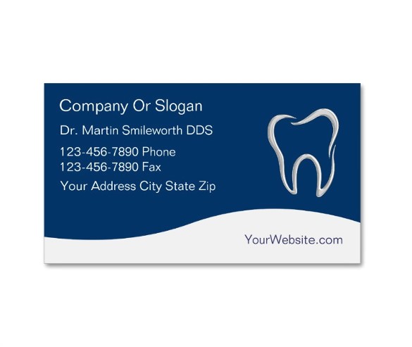 dentist dental clinic business cards