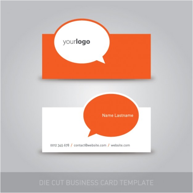 die cut business card template 576501