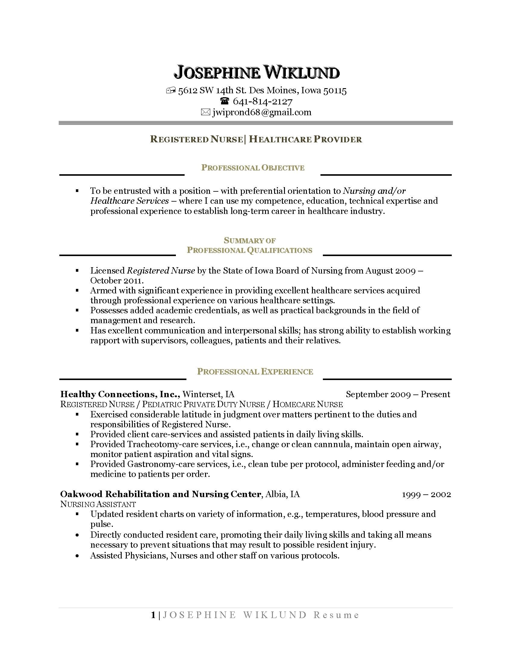 direct support professional resume sample