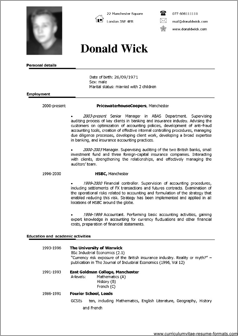 professional resume template doc