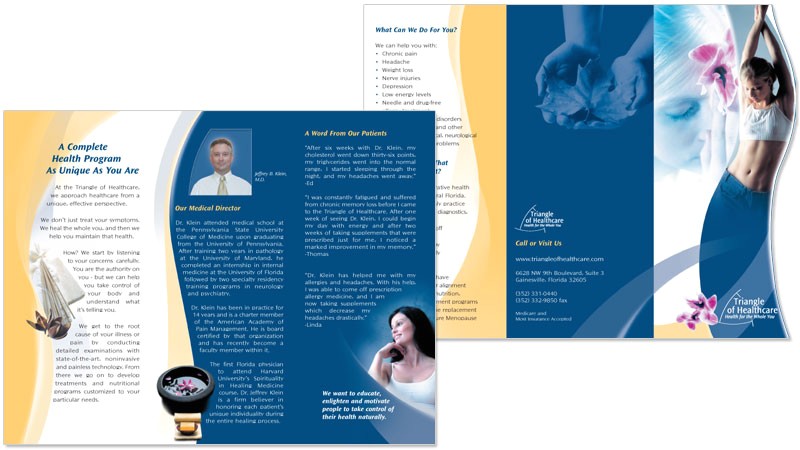 doctor brochure examples