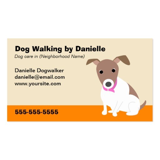 dog walking business business card templates 240202752097599571