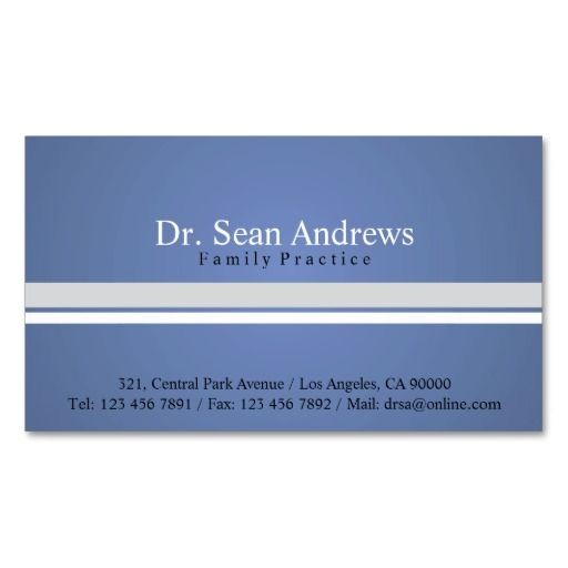 dr business cards