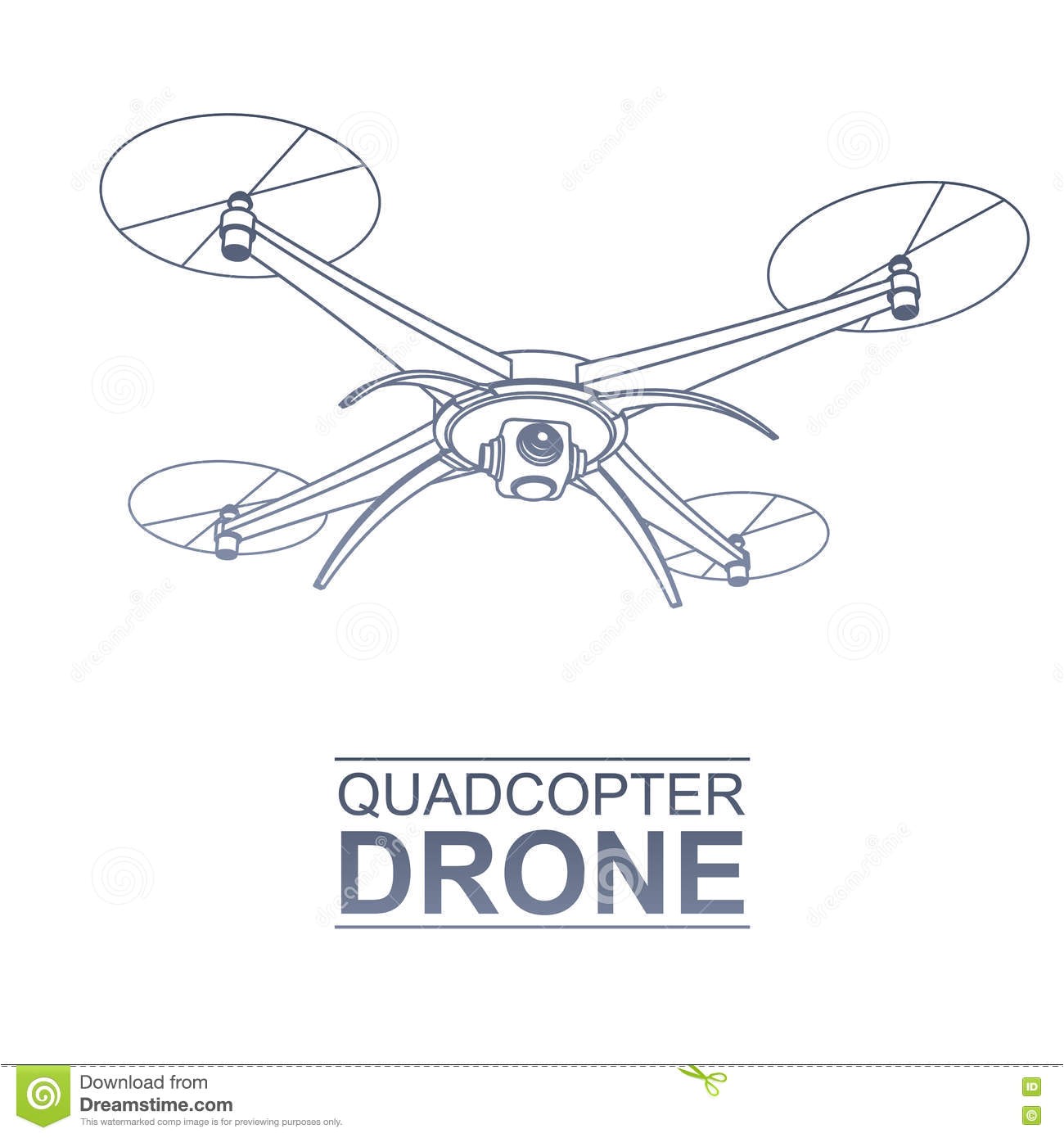 stock illustration drone vector logo simple icon monochrome flat template image73025363