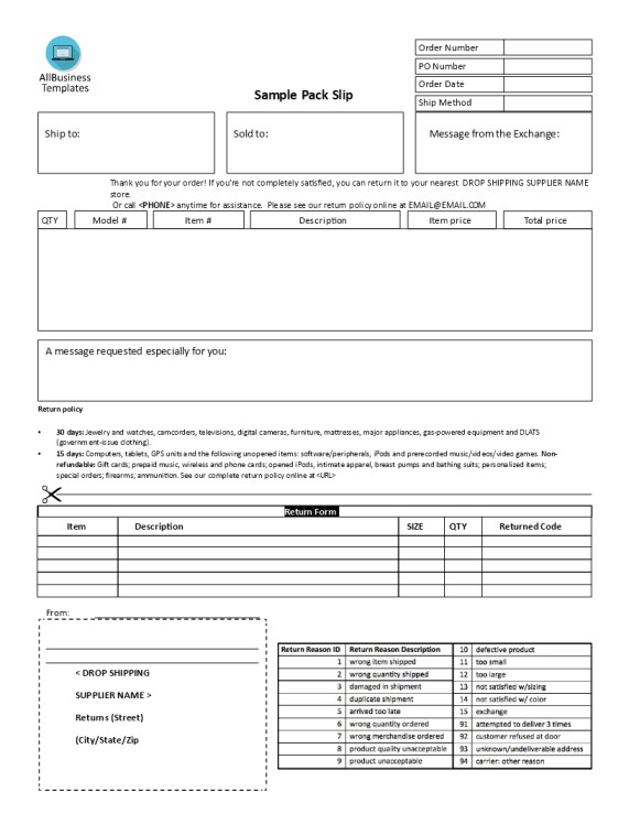 drop shipping dealer application form