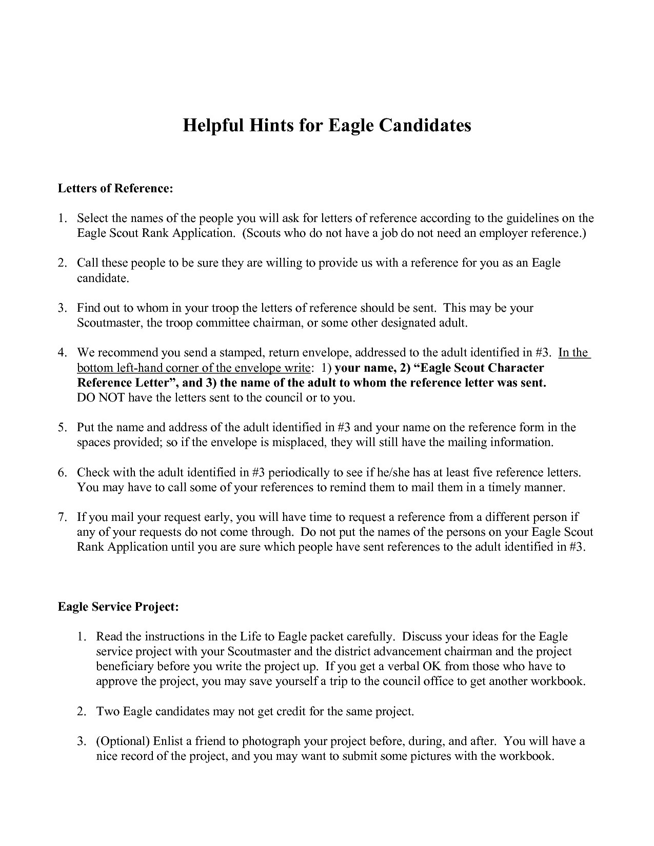 eagle scout project proposal