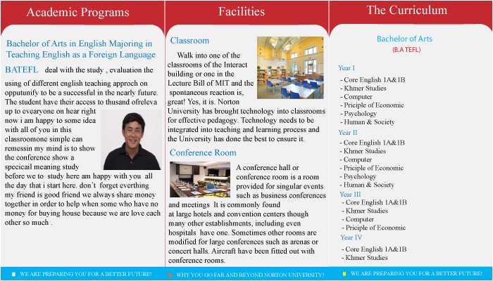 Education Brochure Templates Free Download 18 1 Page Brochure Templates Images One Page Brochure