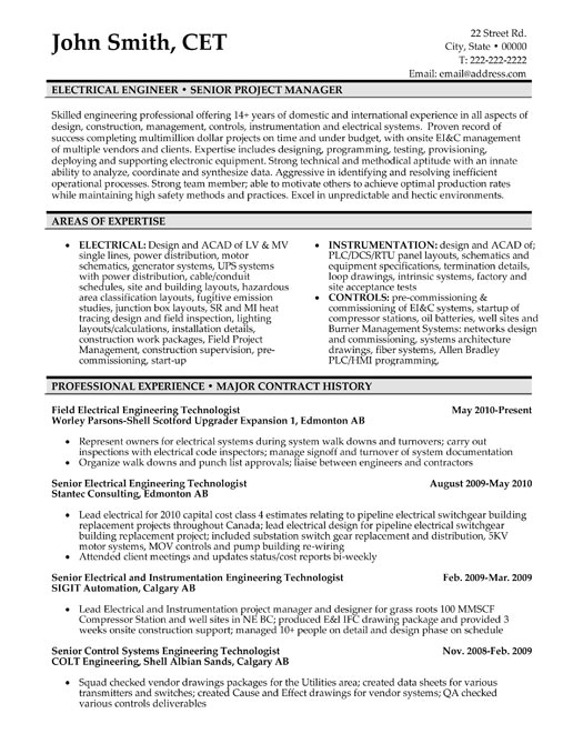resume format download electrical