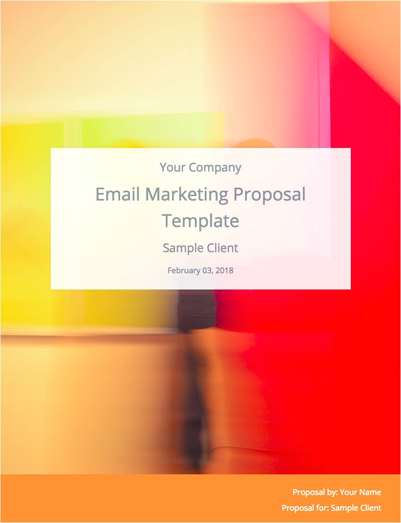 email marketing proposal template