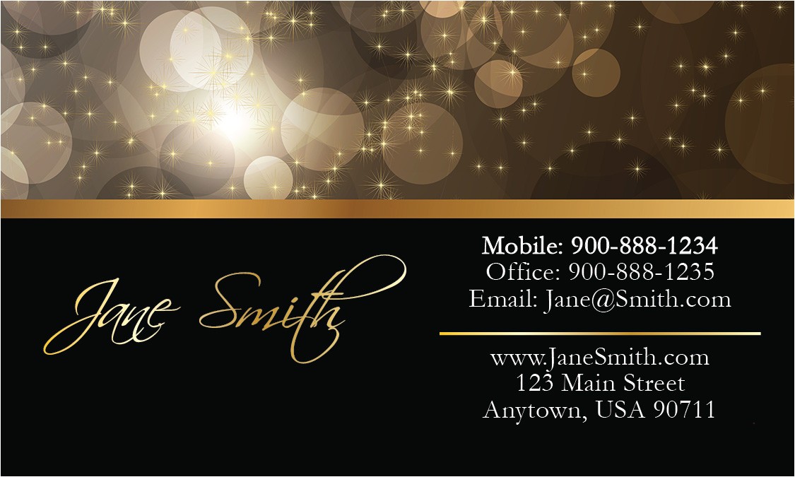 yellow event planning business card 2301101