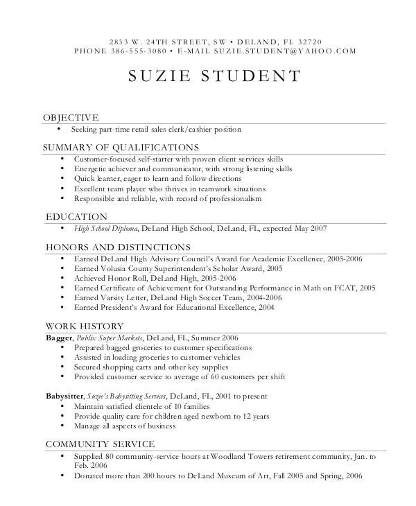 First Resume Template 14 First Resume Templates Pdf Doc Free Premium