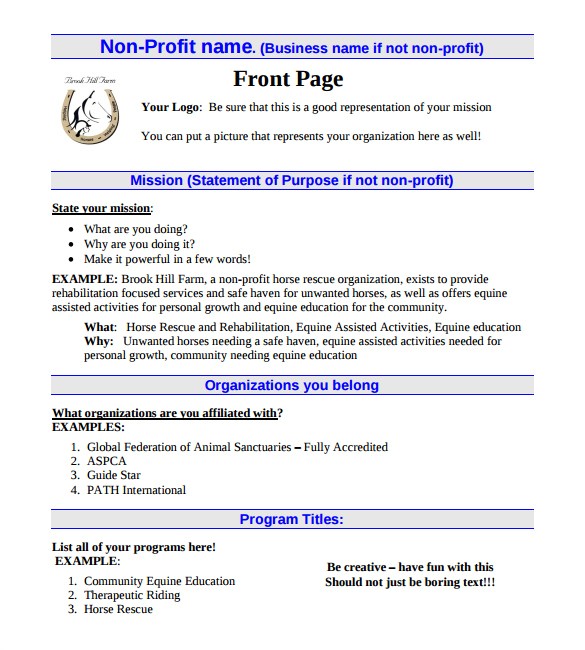 Free 501c3 Business Plan Template Free Non Profit Business Plan Template Video Search