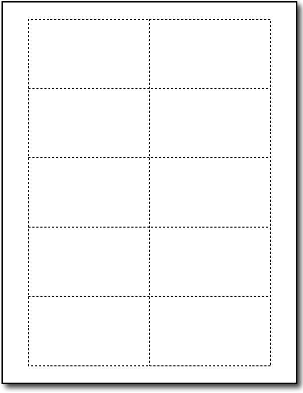 avery note card template