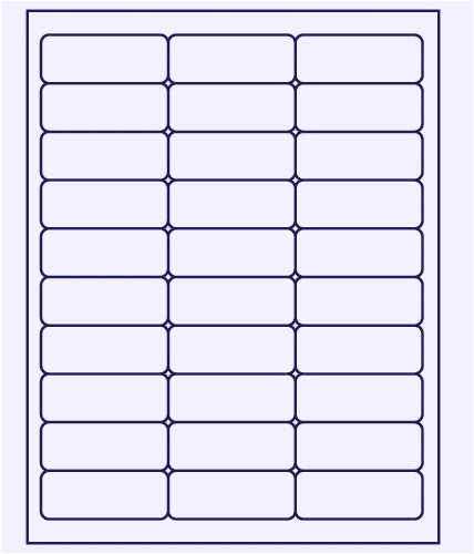 1x3 Label Template