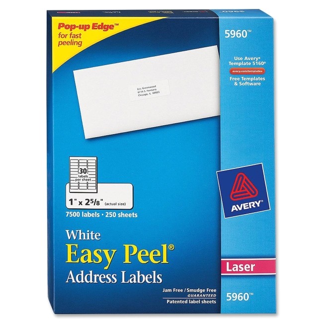 Free Avery Label Templates 5960 Printer
