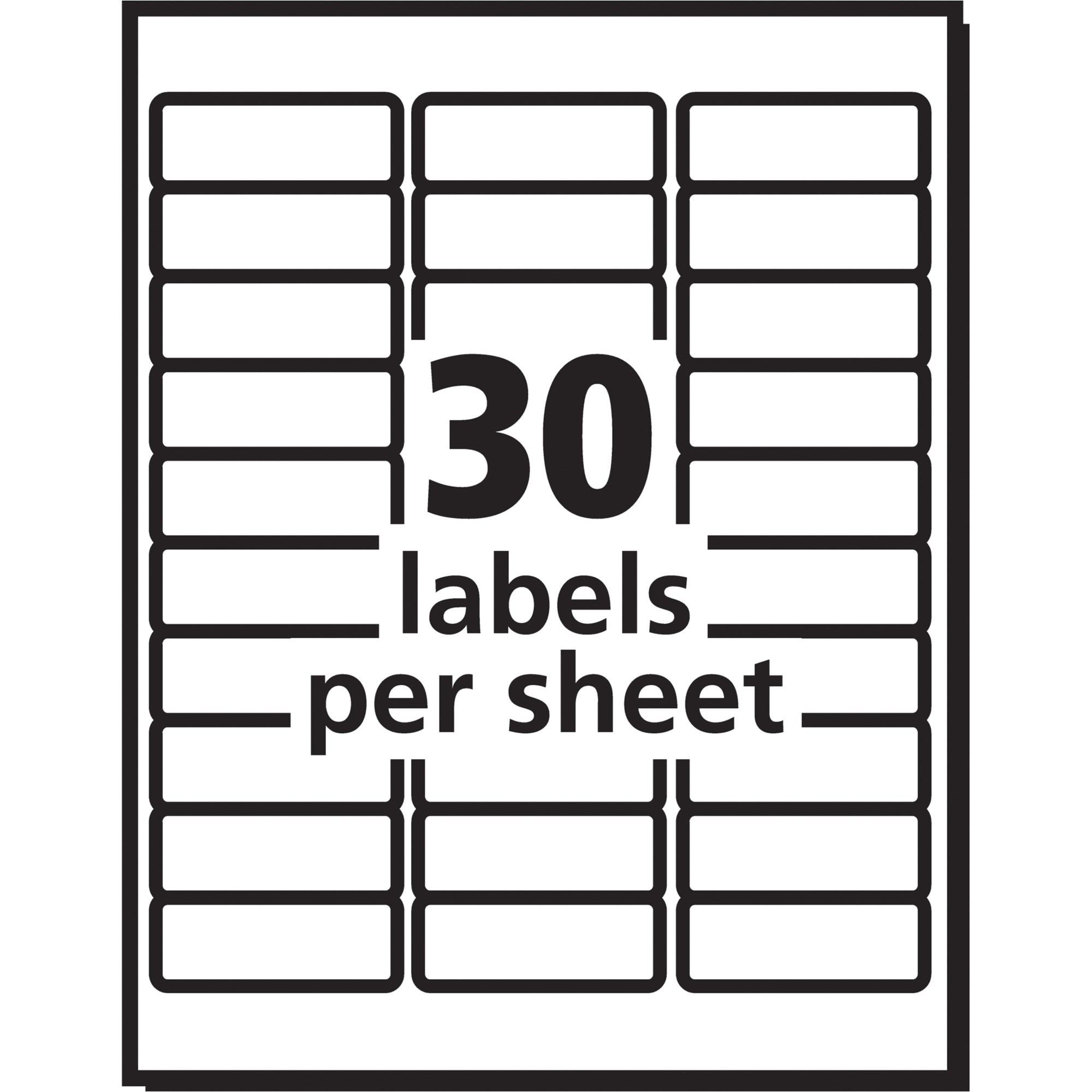 Avery 8160 Label Size Labels 2021