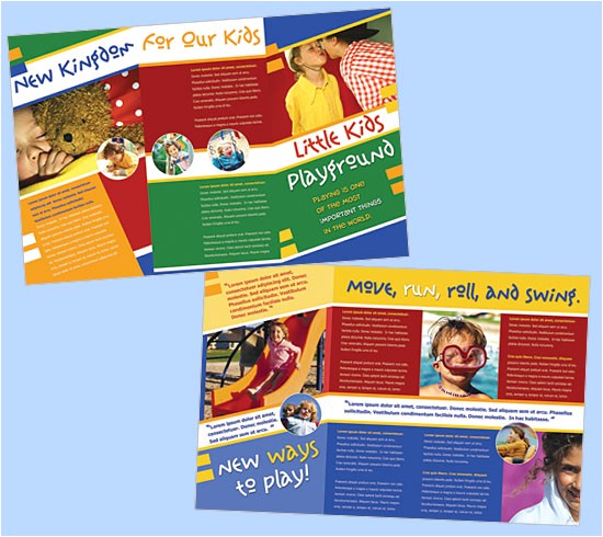brochure template for kids