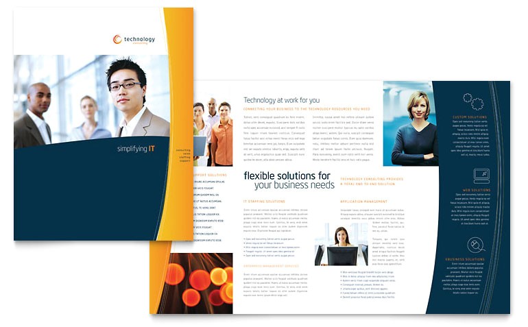 free word brochure templates download