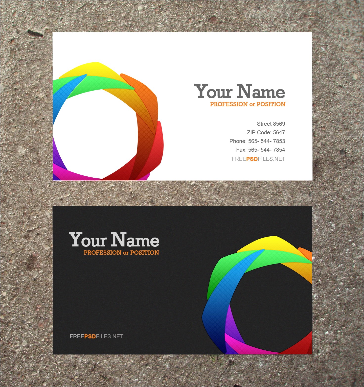 post free psd business card templates 152870