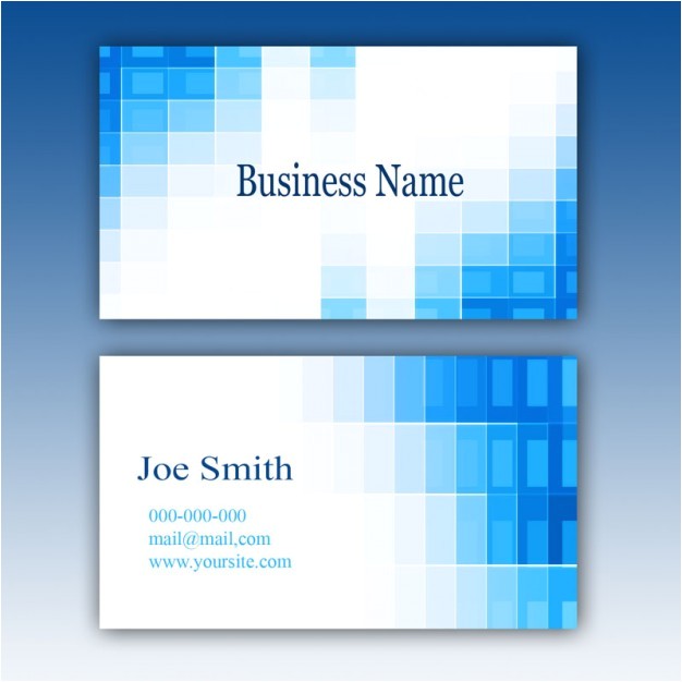 blue business card template 884577