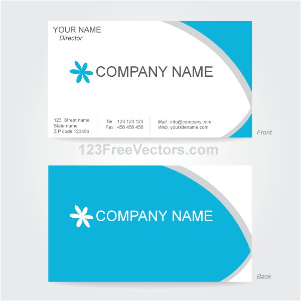 vector business card design template 58513