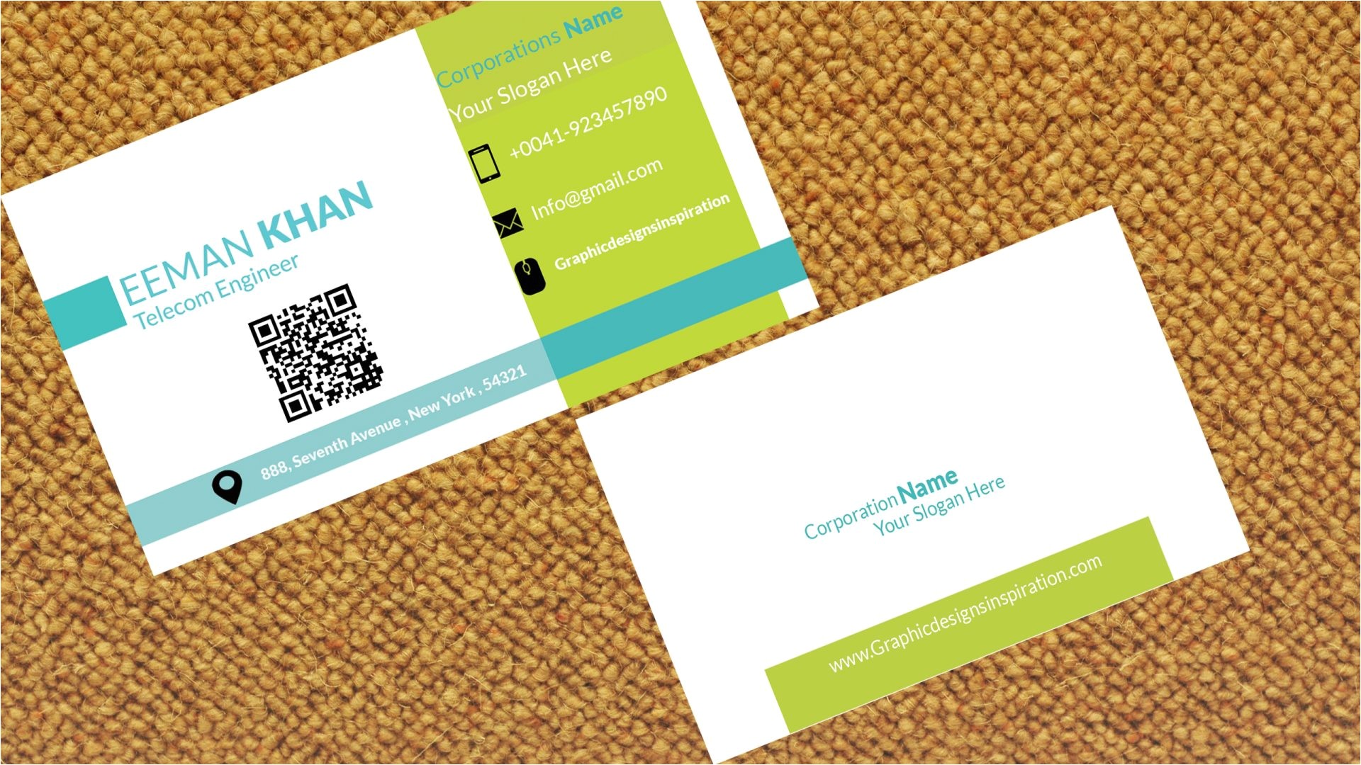 free software engineer business card template