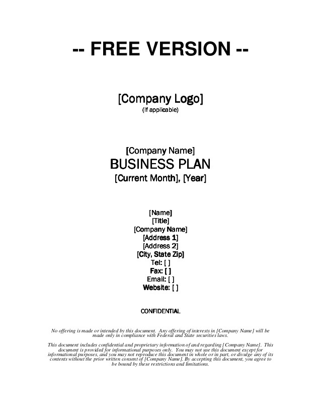 growthink business plan template