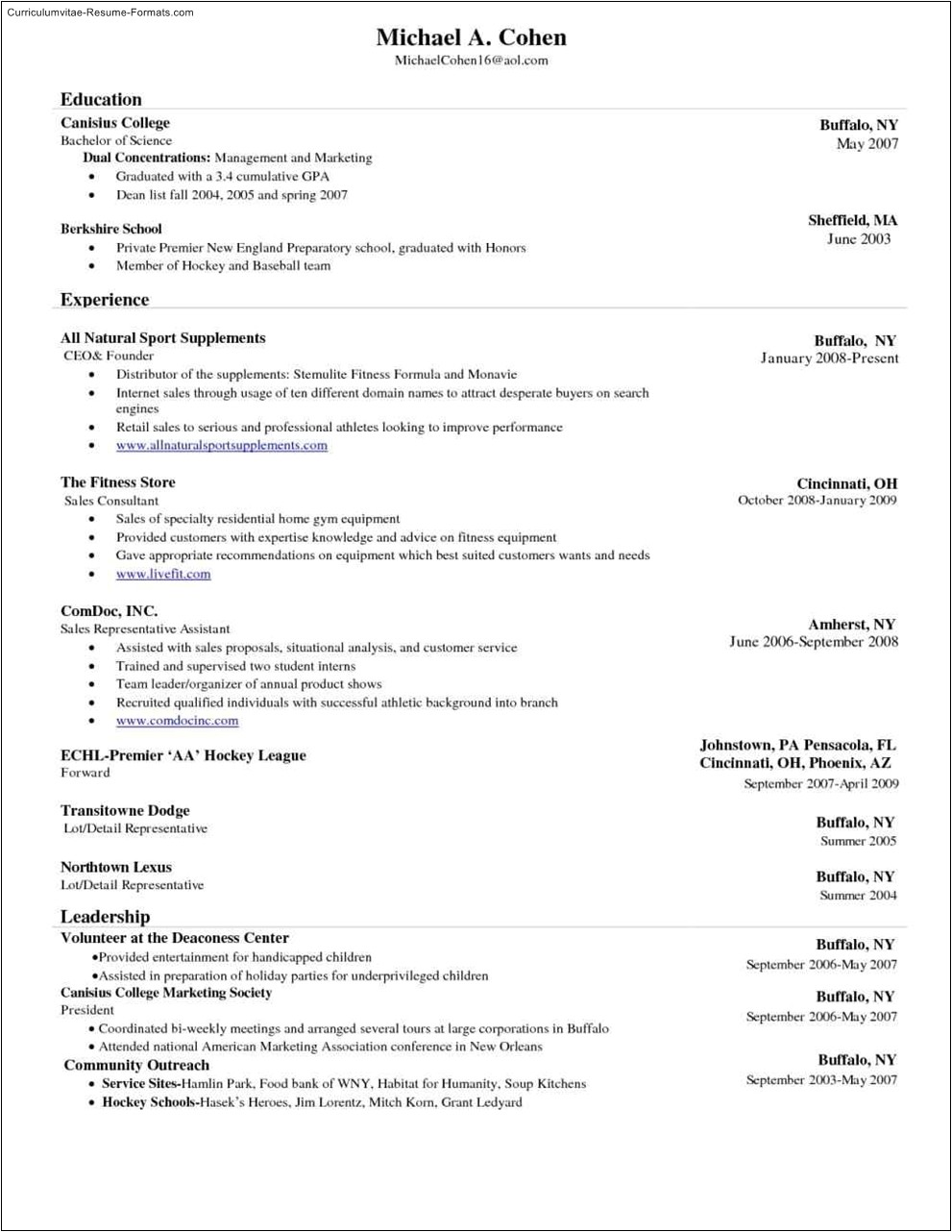 Free Download Resume Templates for Microsoft Word 2010 Microsoft Word 2010 Resume Template Download Free