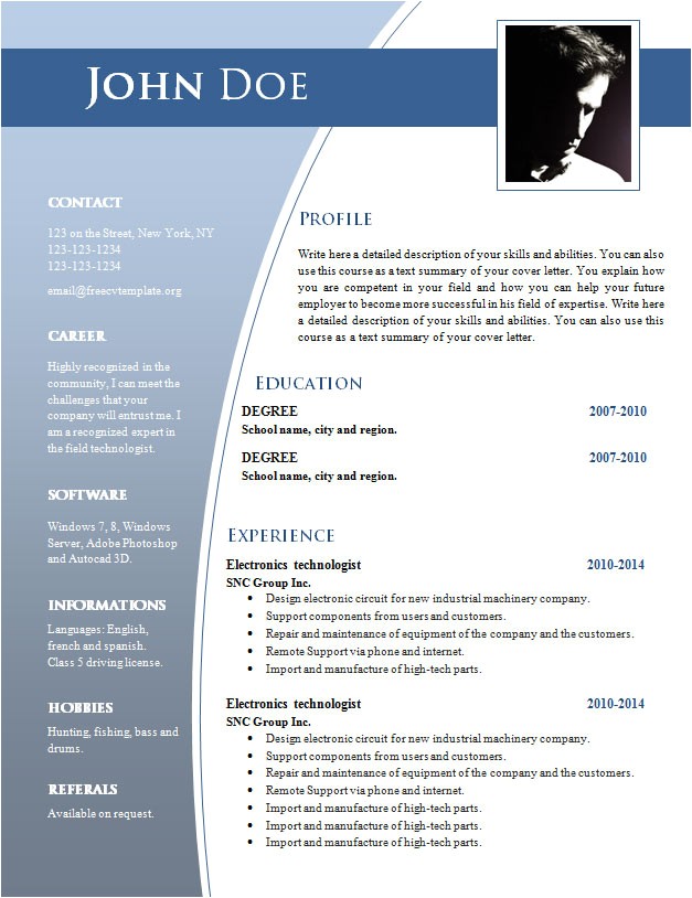 cv templates for word doc 632 638
