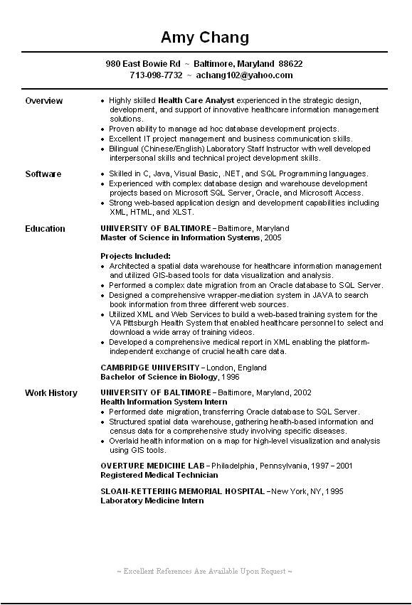 entry level resume examples
