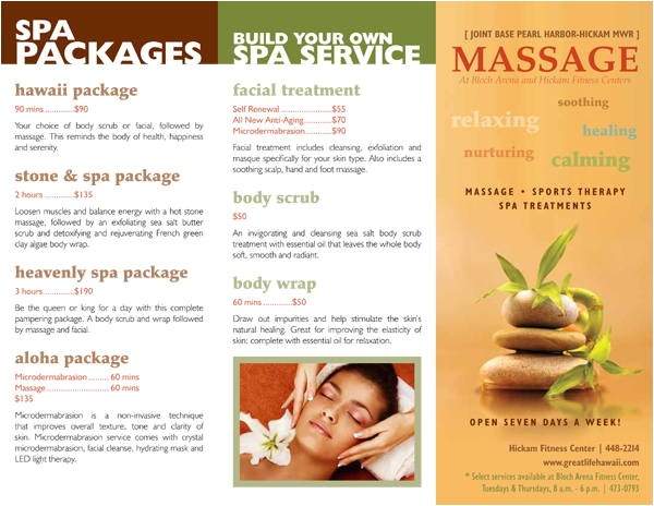 Free Massage therapy Brochure Templates 7 Massage Brochures Printable Psd Ai Indesign Vector