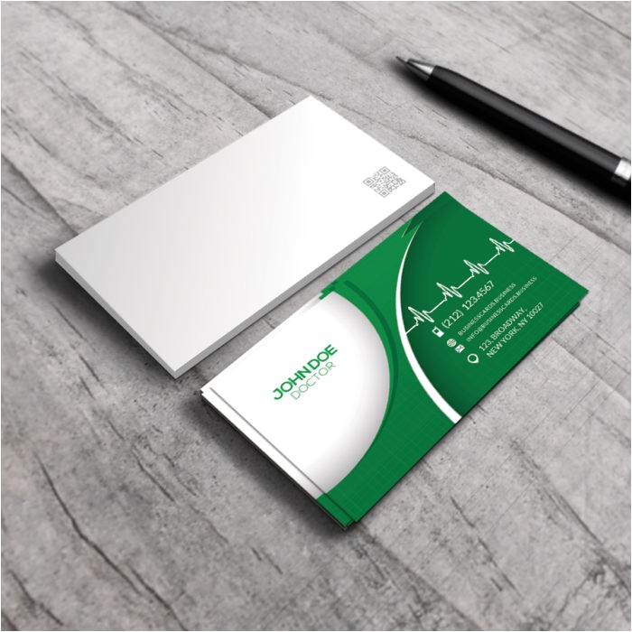 free medical business card psd