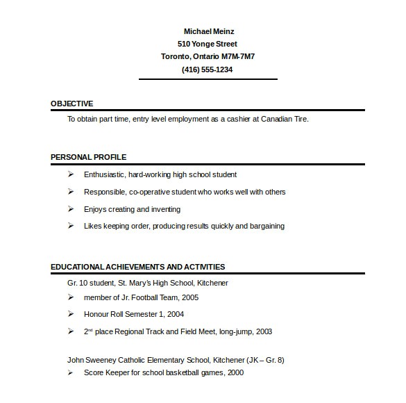 Free One Page Resume Template 41 One Page Resume Templates Free Samples Examples