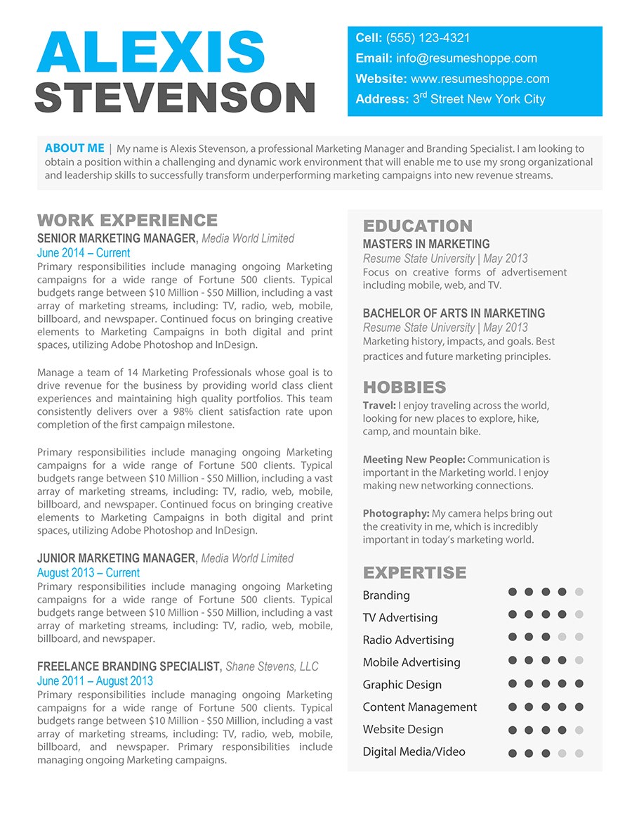 Free Printable Creative Resume Templates Microsoft Word Creative Diy Resumes Free Printable Resume Templates
