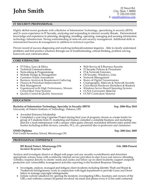 professional resume templates