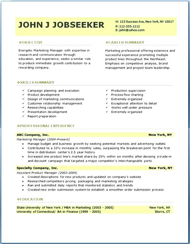 Free Professional Resume Examples and Samples Professional Resume Templates Sample Free Samples
