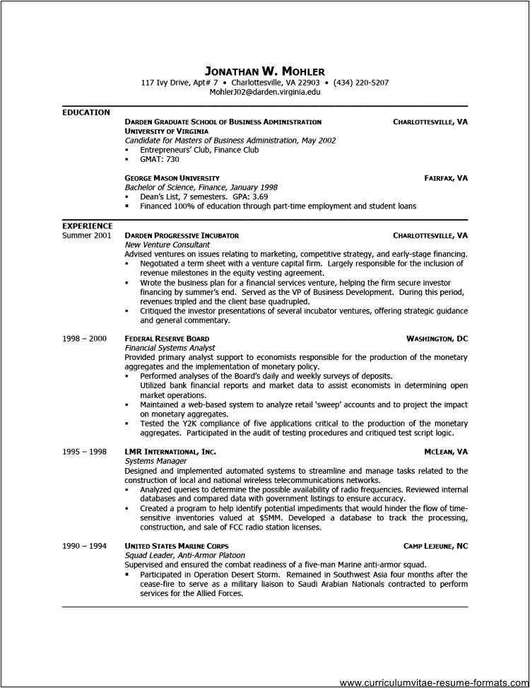 free professional resume template downloads