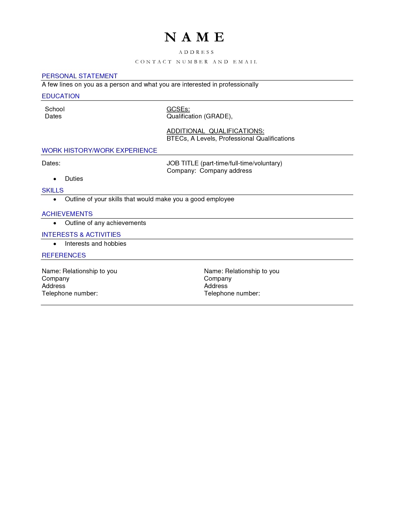 free resume templates macbook pro