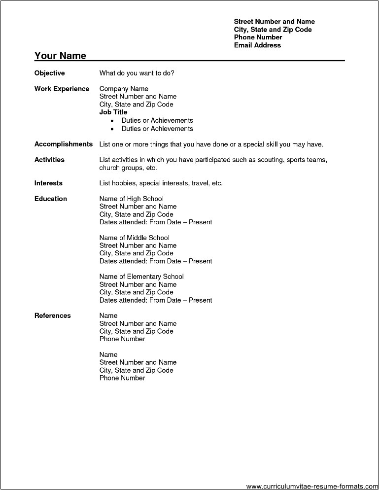 professional resume format pdf free download