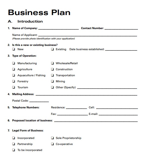 free business plan templates 2016 143