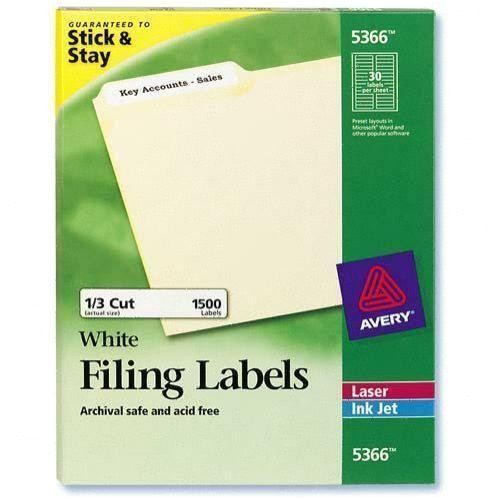 free template for avery 5366 file folder labels avery template 5366
