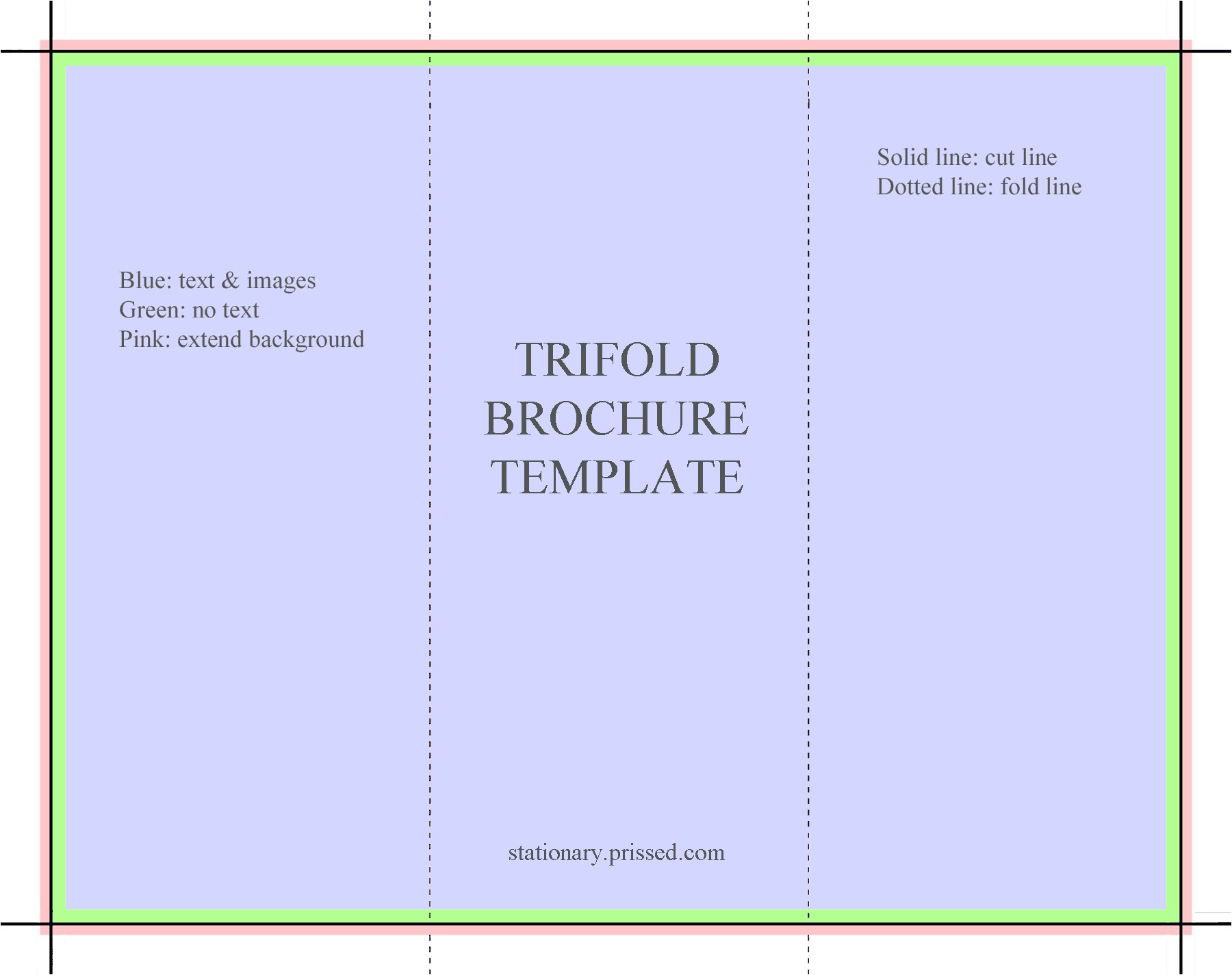 tri fold template