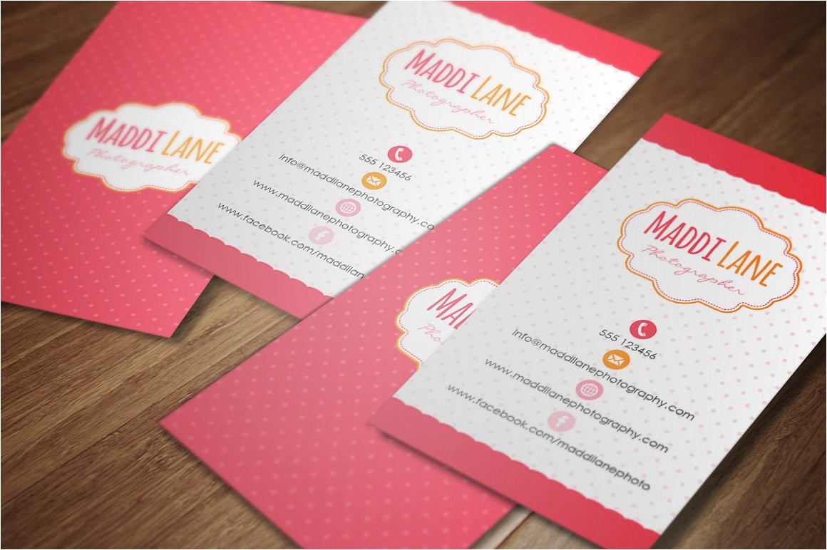 83629 girly business card template