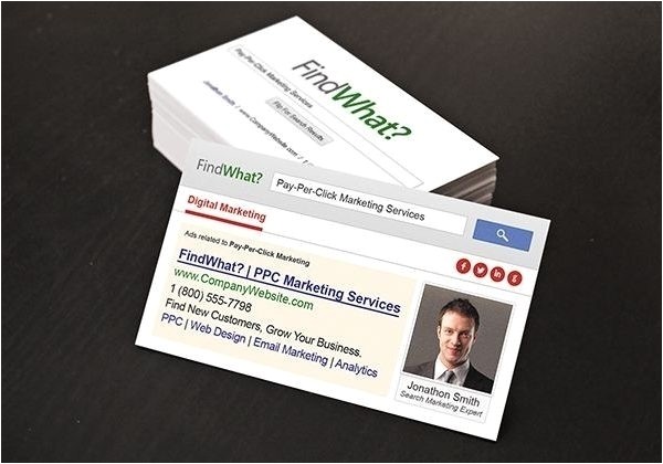 google business card template
