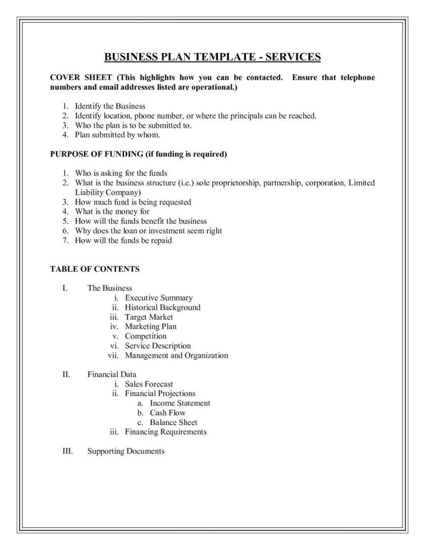 guest house business plan template