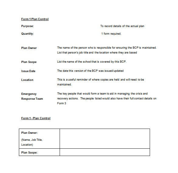 Healthcare Business Continuity Plan Template Business Continuity Plan Template 11 Download Free Word
